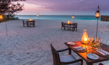 a sundowner by the sea side